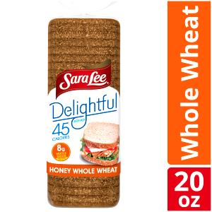 1 slice (43 g) Stone Ground Whole Wheat with Honey Bread