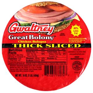1 slice (45 g) Thick Bologna