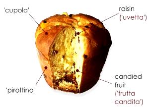 1 slice (49 g) Panettone Bread