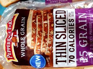 1 slice (49 g) Whole Grain 15 Grain Bread