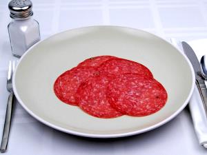 1 Slice (5.0 G) Turkey Salami, cooked