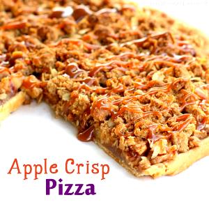 1 slice (67 g) Apple Dessert Golden Crust Pizza (Alum Pan)