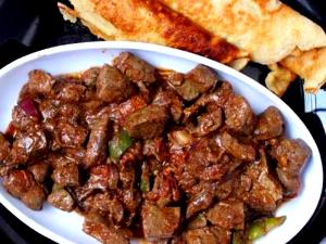 1 Slice (68.0 G) Beef Liver, cooked