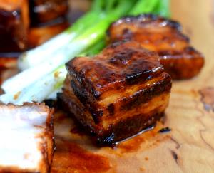 1 slice (91 g) Sous Vide Pork Belly