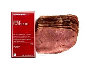 1 Slice (9.5 G) Pastrami Beef, fat-free