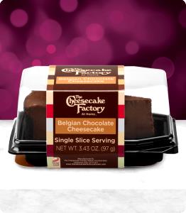 1 slice (97 g) Belgian Chocolate Cheesecake