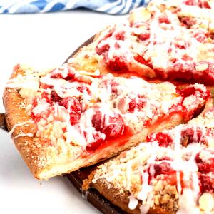 1 slice (97 g) Cherry Dessert Pizza