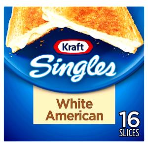 1 Slice American Cheese, White, Reduced Fat, Pre-Sliced
