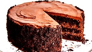 1 slice Black-Out Cake (9")