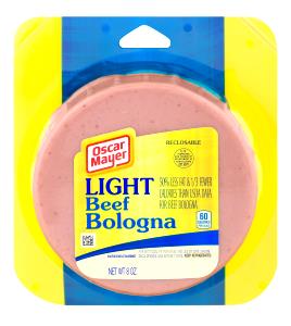 1 Slice Bologna, Beef, Light