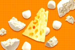 1 Slice Cheddar Or American Cheese, Low Salt