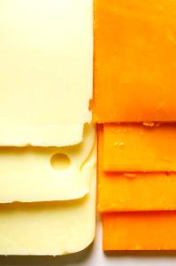 1 Slice Cheddar or American Type Cheese