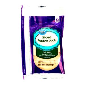 1 Slice Cheese Alternative, Rice Slices, Pepper Jack