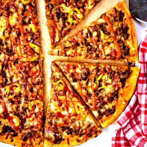 1 Slice Cheeseburger Pizza