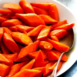 1 Slice Cooked Carrots (Fat Added in Cooking)
