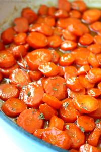 1 Slice Cooked Carrots (from Frozen, Fat Added in Cooking)