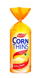 1 Slice Corn Thins, Tasty Cheese