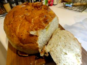 1 Slice Cracked Pepper Swiss Bread