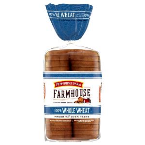 1 Slice Farmhouse, 100% Whole Wheat Bread, Soft