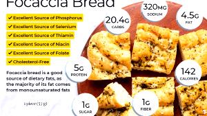 1 Slice Focaccia Bread