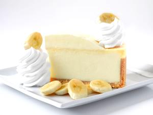 1 slice Fresh Banana Cream Cheesecake (10")