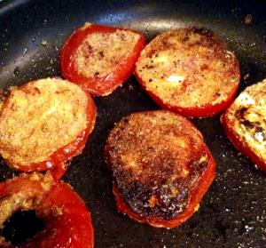 1 Slice Fried Red Tomatoes (from Fresh)