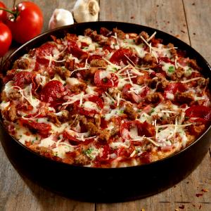 1 slice Gourmet Five Meat Deep Dish Pizza (Small)