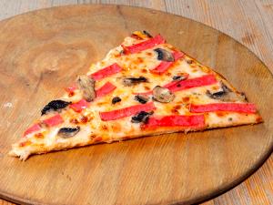 1 slice Gourmet Meat Delight Pizza