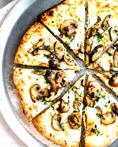 1 slice Gourmet Mushroom Pizza