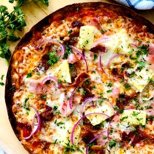 1 Slice Ham, Pineapple & Bacon Pizza