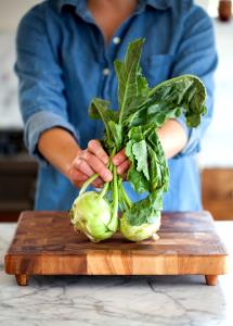 1 Slice Kohlrabi