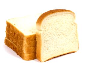 1 Slice Large White Bread (No Salt)
