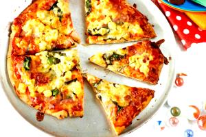 1 Slice Lg. Can Bacon & Pineapple Pizza