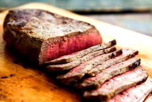 1 Slice London Broil Broiled or Baked Beef Steak