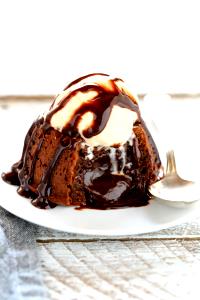 1 slice Molten Chocolate Cake
