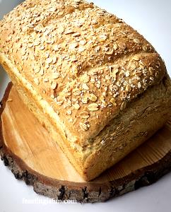 1 Slice Oat Bran Bread, Diet, Toasted