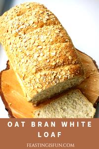 1 Slice Oat Bran Bread, Toasted