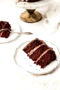 1 slice Old Fashioned Chocolate Cake