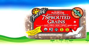 1 Slice Organic Sprouted Breads For Life Seven Grain Bread