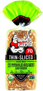 1 slice Organic Thin Sliced Multi-Grain & Seeds Bread