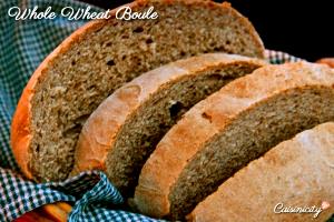 1 slice Organic Whole Wheat Boule Bread