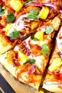 1 Slice Original Crust Hawaiian BBQ Chicken Medium Pizza