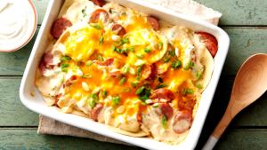 1 slice Pierogi Casserole