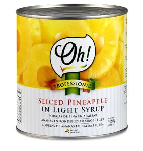 1 Slice Pineapple, Light Syrup, Canned