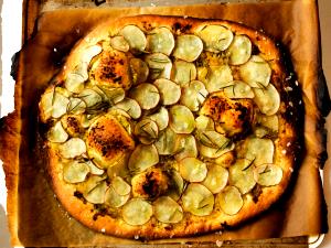 1 Slice Potato & Herb Specialty Thin Crust Pizza