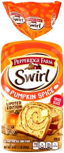 1 Slice Pumpkin Swirl Bread