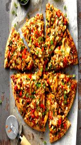 1 Slice Salute Cashew Chicken Pizza, Thin Crust