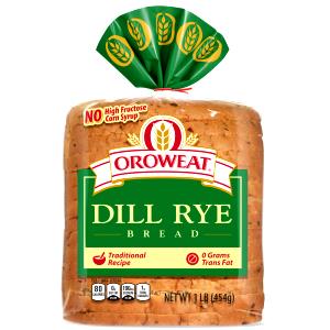 1 Slice Sandwich Bread, Dill Rye