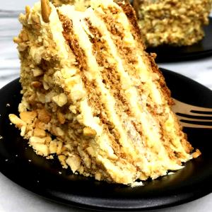 1 slice Sansrival Cake
