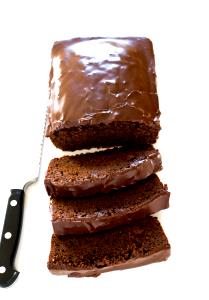1 slice Sliced Double Chocolate Loaf Cake